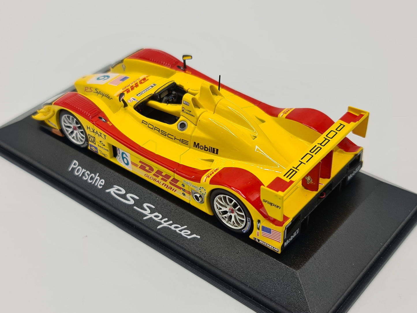 1/43 2006 Porsche RS Spyder - ALMS - Luhr / Maassen - Minichamps