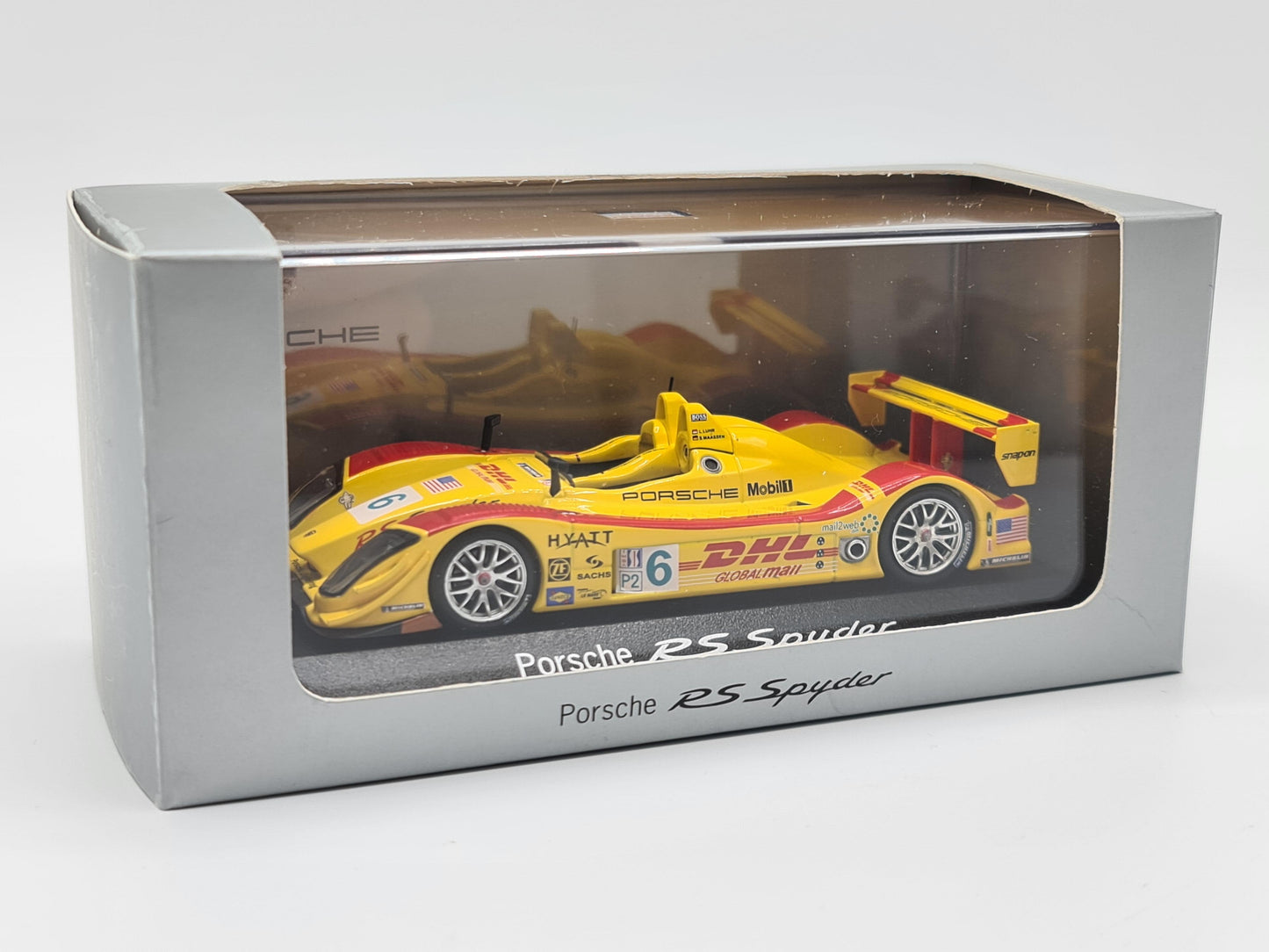 1/43 2006 Porsche RS Spyder - ALMS - Luhr / Maassen - Minichamps