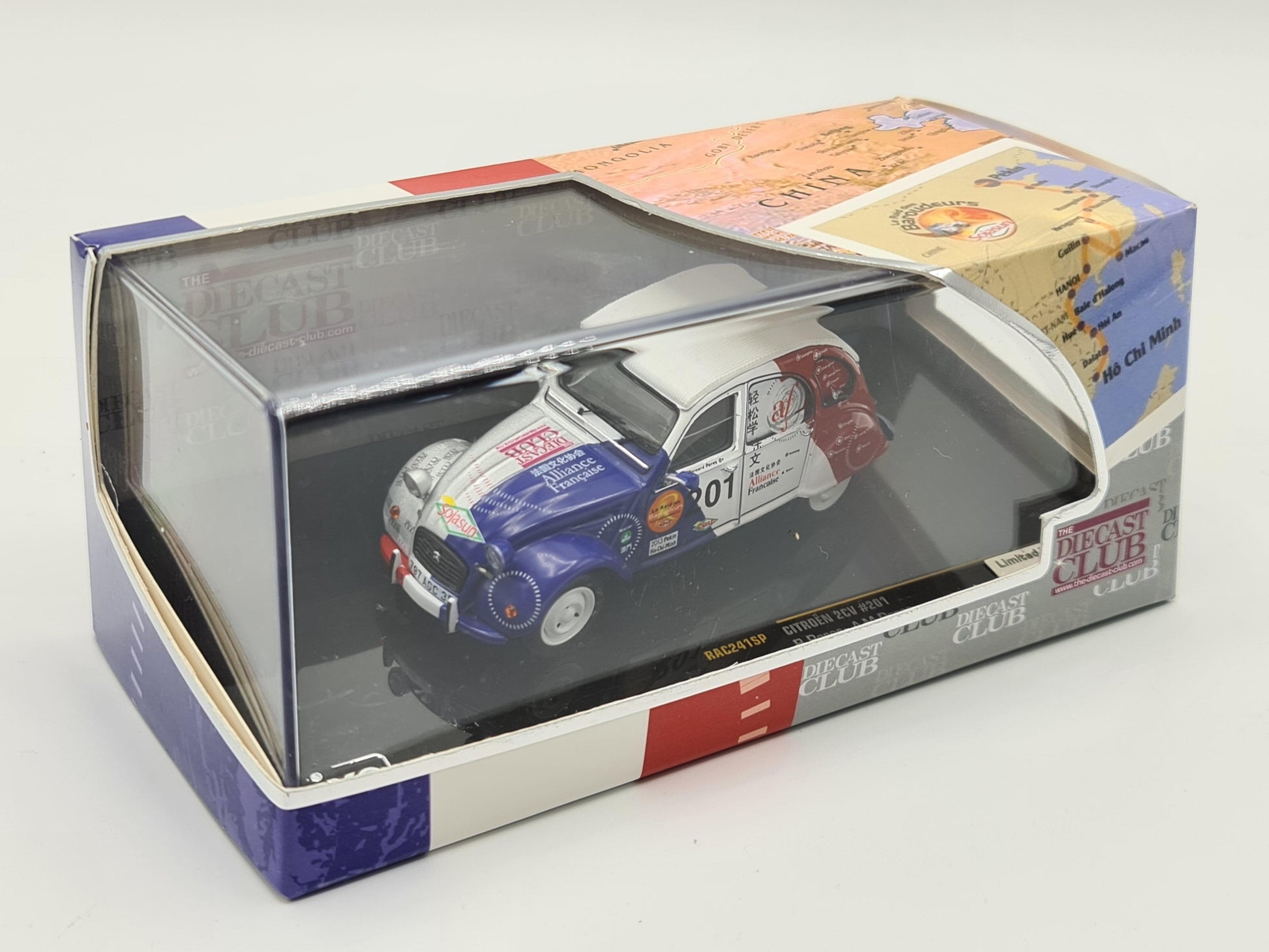 1/43 2013 Citroen 2CV - Raid Beijing - Ho Chi Minh - Peres / Peres | Model Car