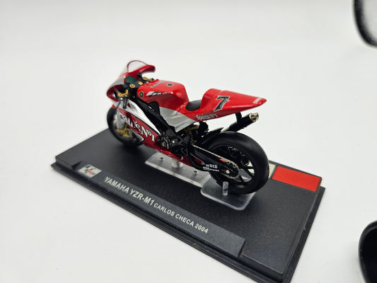 1/24 2004 Yamaha YZR-M1 - Carlos Checa | Racing Bike Model