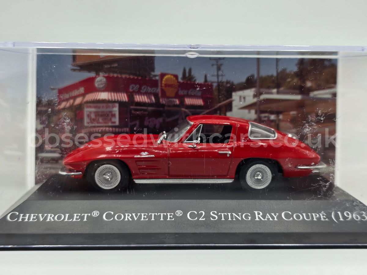 1/43 1963 Chevrolet Corvette C2 Stingray Coupe | Model Car | American Car Collection