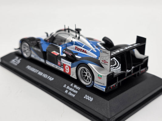 1/43 2009 Peugeot 908 HDI FAP - Brabham / Gene / Wurz | Model Le Mans Car