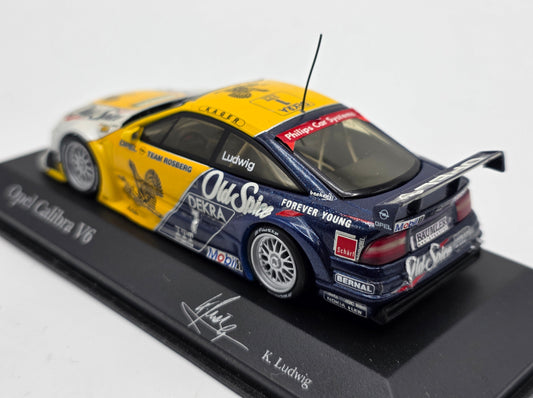 1/43 1995 Opel Calibra - DTM - Klaus Ludwig - Minichamps | Model Car