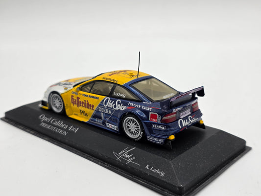 1/43 1995 Opel Calibra - DTM - Klaus Ludwig - Minichamps | Model Car