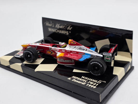 1/43 1999 Williams FW21 - Alex Zanardi - Minichamps | Model F1 Car
