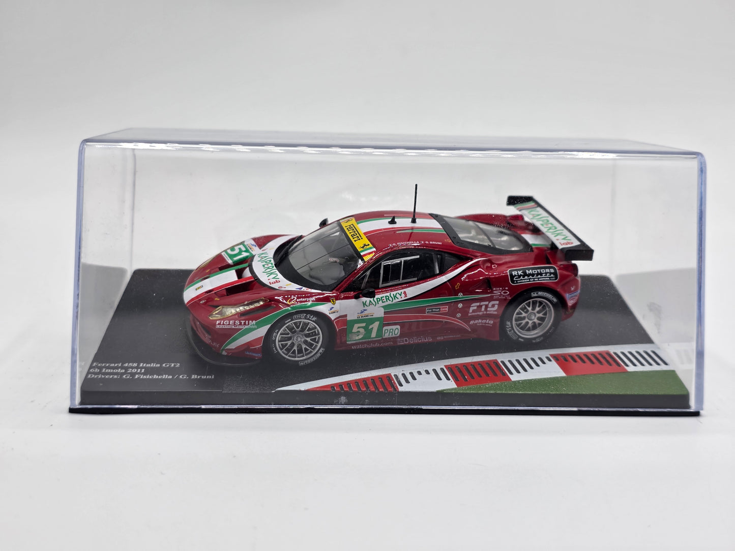 1/43 2011 Ferrari 458 Italia GT2 - 6h Imola - Fisichella / Bruni | Model Car