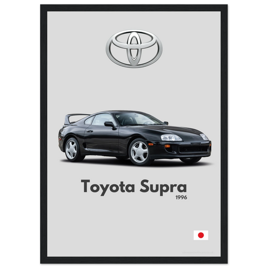 Toyota Supra Poster - Minimalist Collection