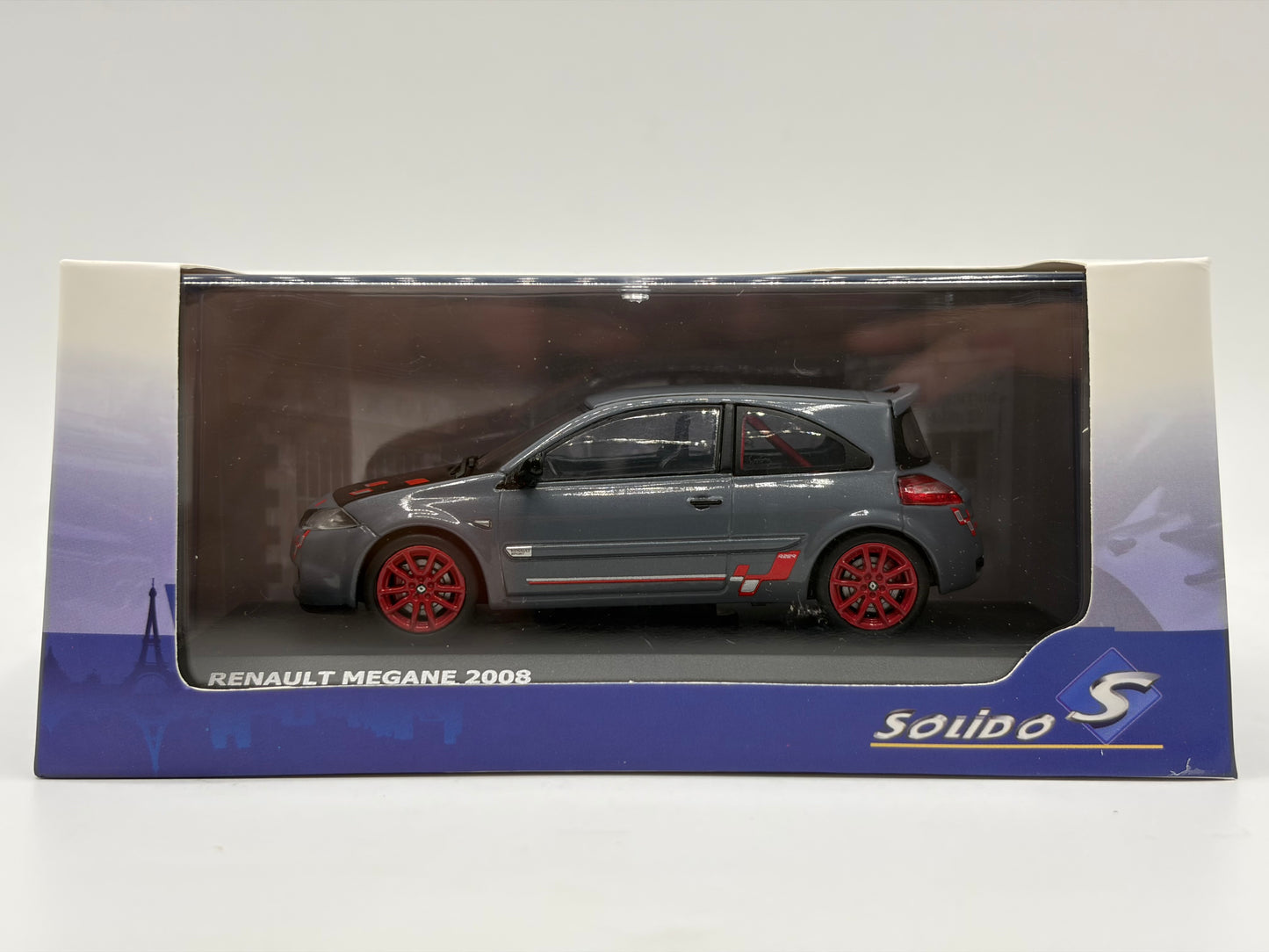 1/43 2008 Renault Megane RS R26-R - Grey - Solido | Model Car