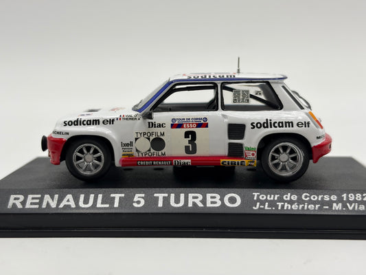 1/43 1982 Renault 5 Turbo - Tour de Corse - Therier / Vial | Model Rally Car