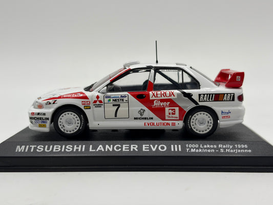 1/43 1996 Mitsubishi Lancer Evo III - 1000 Lakes Rally - Makinen / Harjanne | Model Rally Car