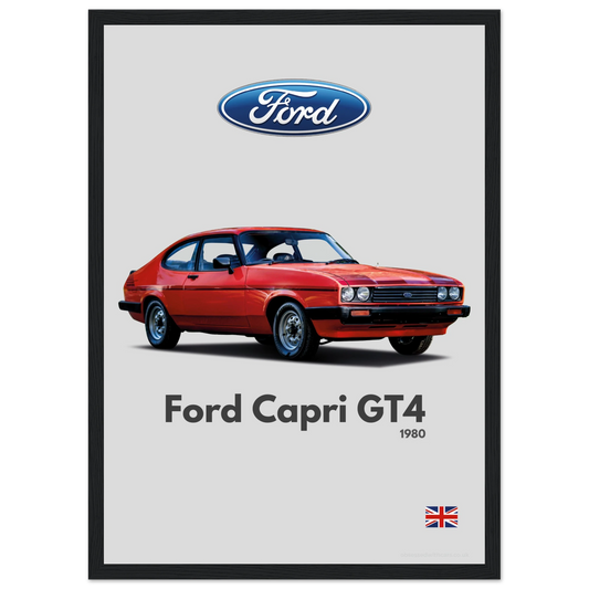 Ford Capri GT4 Poster - Minimalist Collection