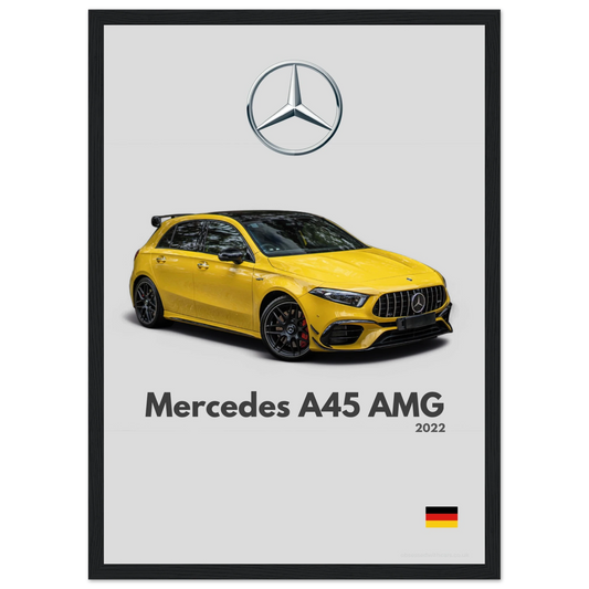 Mercedes A45 AMG Poster - Minimalist Collection