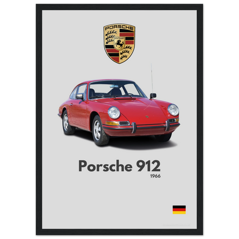 368 Porsche 912 Poster - Minimalist Collection