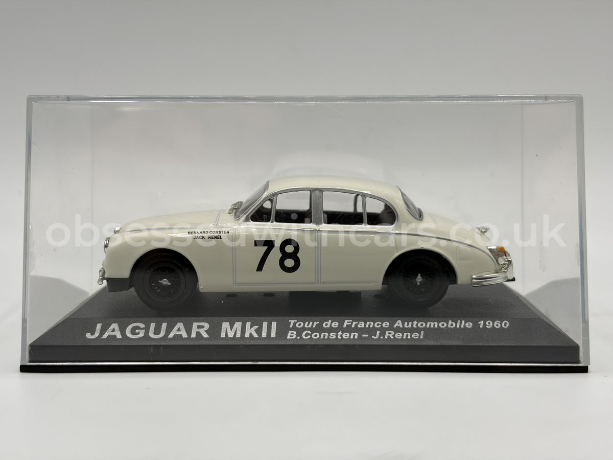 1/43 1960 Jaguar MkII - Tour de France Automobile - Consten / Renel | Model Rally Car