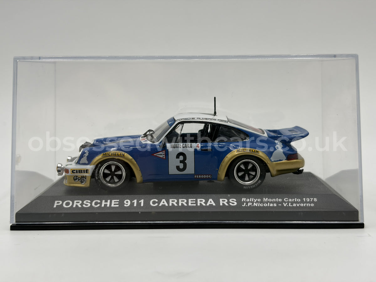 1/43 1978 Porsche 911 Carrera RS - Monte Carlo Rally - Nicolas / Laverne | Model Rally Car