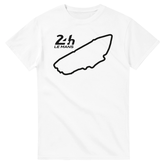 Le Mans Race Track Outline T-Shirt