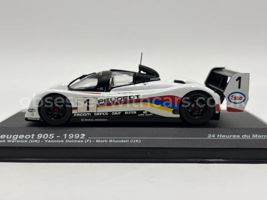 1/43 1992 Peugeot 905 - Warwick / Dalmas / Blundell | Model Le Mans Car