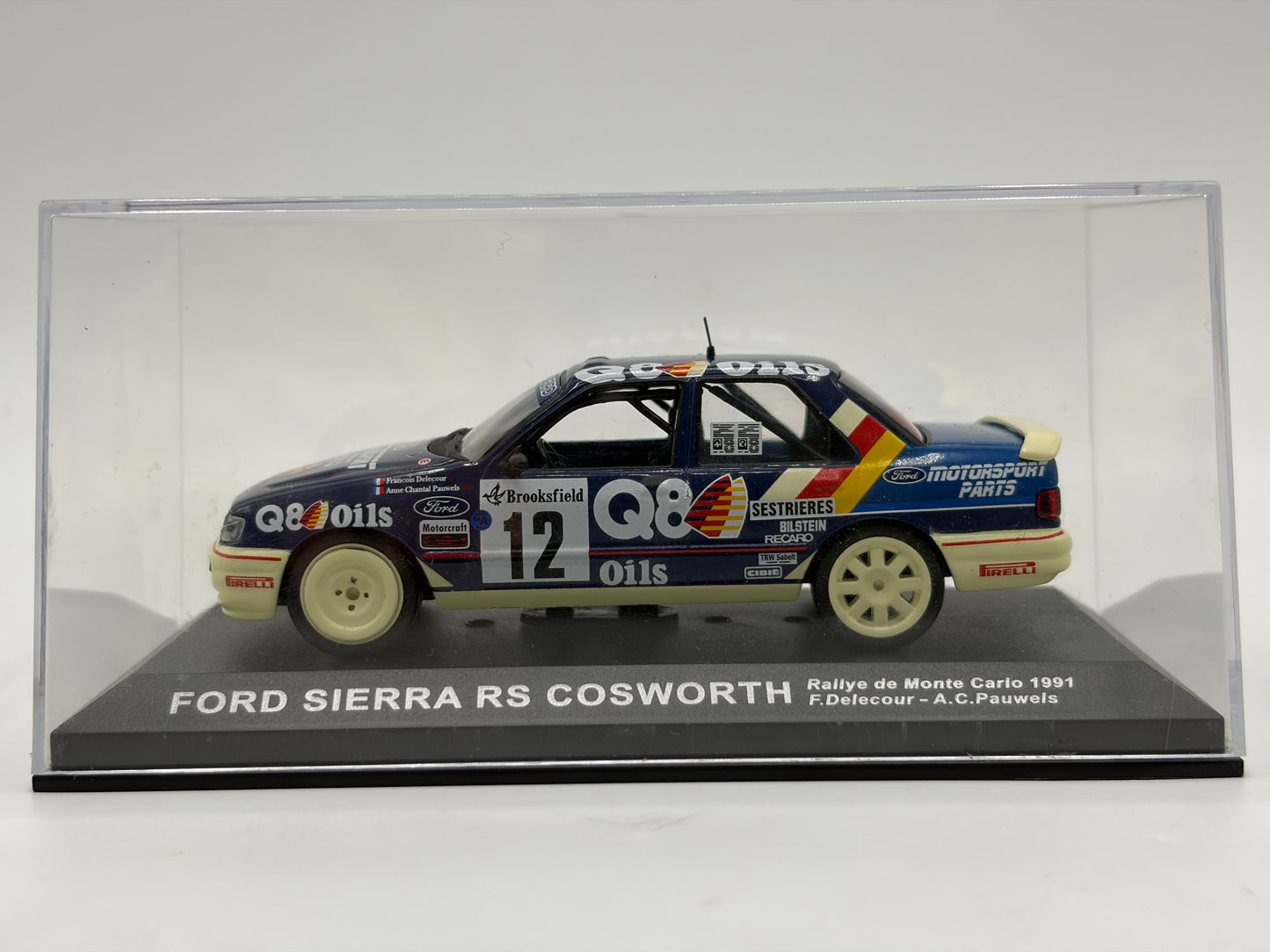 1/43 1991 Ford Sierra RS Cosworth - Monte Carlo Rally - Delecour / Pauwels | Model Rally Car