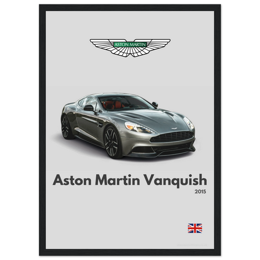 Aston Martin Vanquish Poster - Minimalist Collection