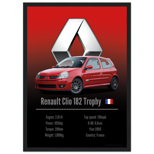 Renault Clio 182 Trophy Poster - Accent Collection