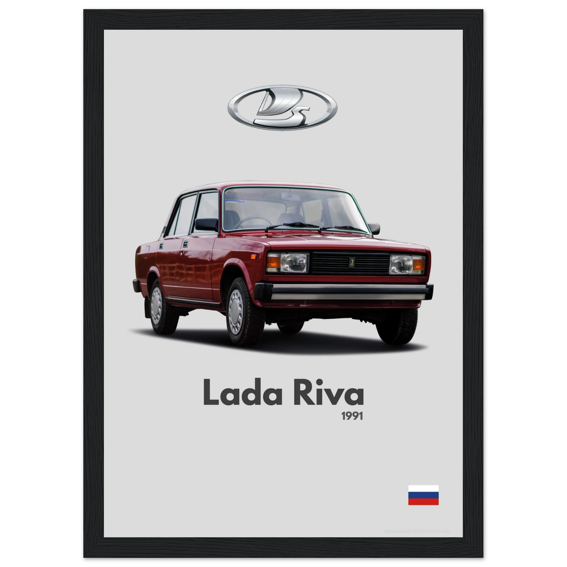 Lada Riva Poster - Minimalist Collection