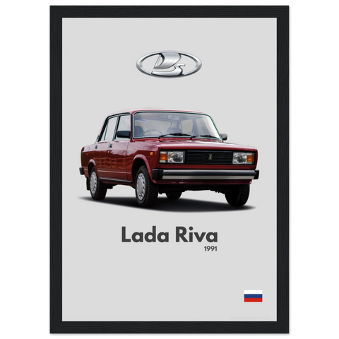 047 Lada Riva Poster - Minimalist Collection