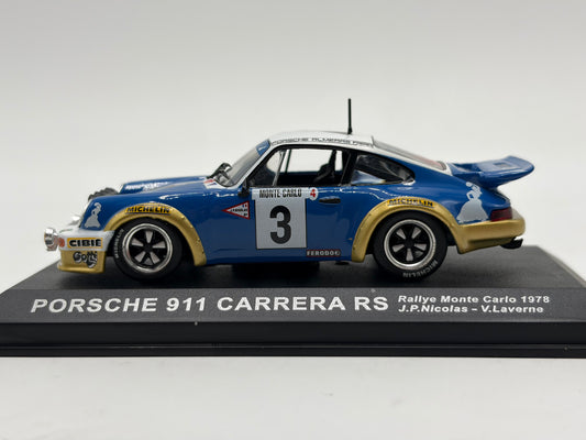 1/43 1978 Porsche 911 Carrera RS - Monte Carlo Rally - Nicolas / Laverne | Model Rally Car