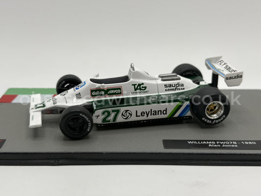 1/43 1980 Williams FW07B - Alan Jones | Model F1 Car