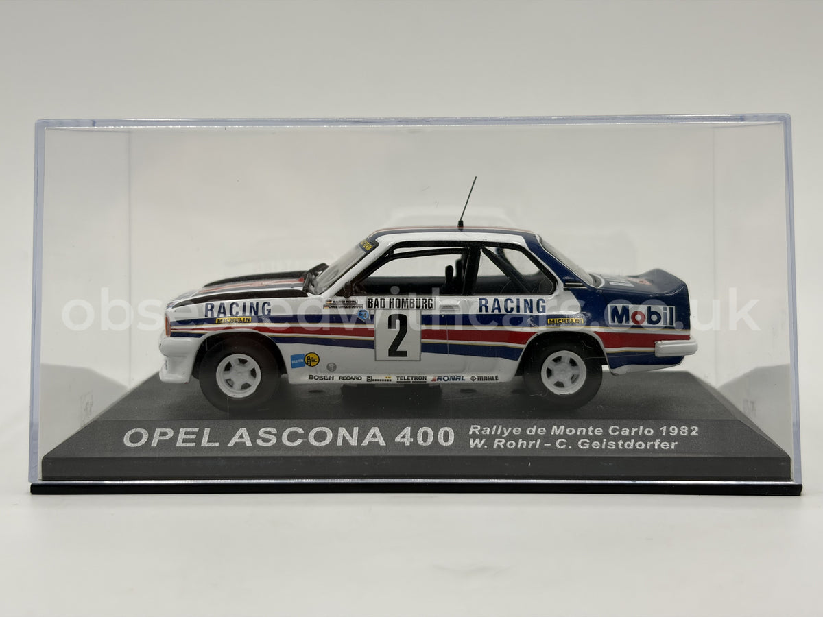 1/43 1982 Opel Ascona 400 - Rallye Monte Carlo - Rohrl / Geistdorfer | Model Rally Car