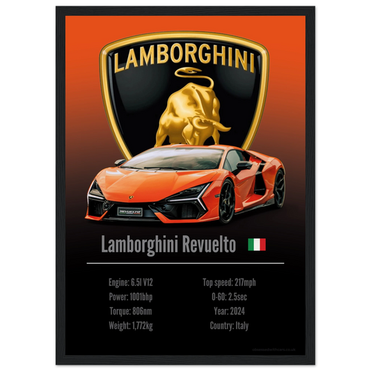 Lamborghini Revuelto Poster - Accent Collection