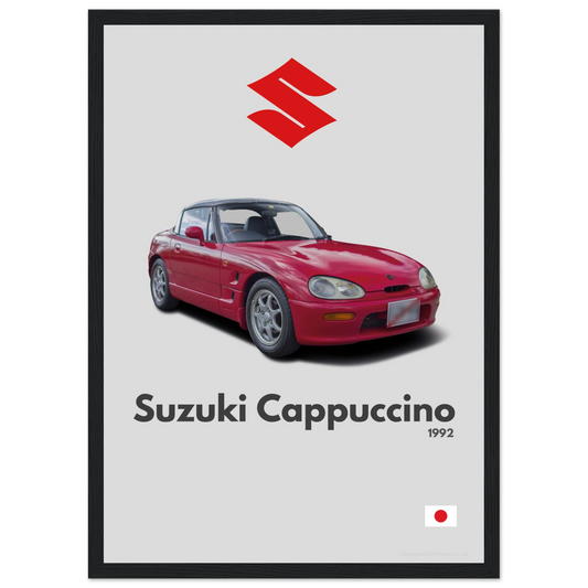 Suzuki Cappuccino Poster - Minimalist Collection