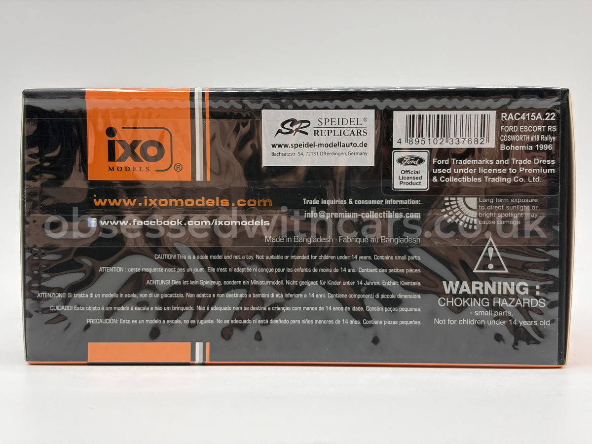 1/43 1996 Ford Escort RS Cosworth - Rally Bohemia - Blahna / Pelc | Model Rally Car