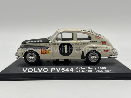 1/43 1965 Volvo PV544 - Safari Rally - Singh / Singh | Model Rally Car