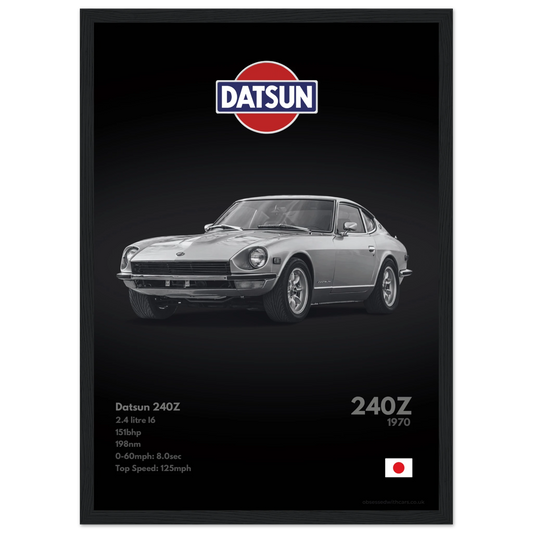 Datsun 240Z Poster - Monochrome Collection