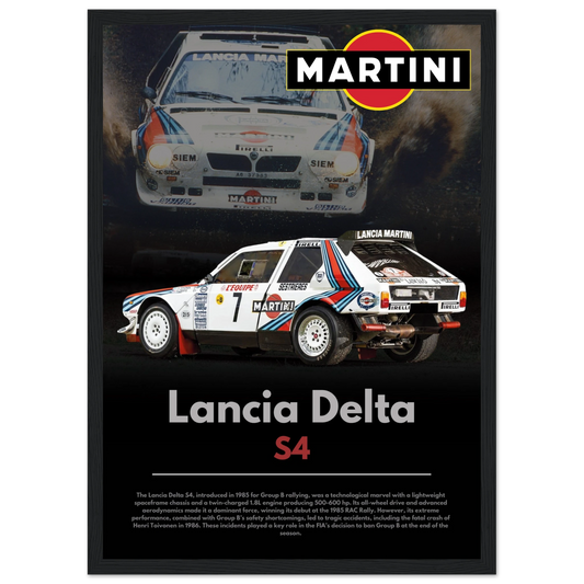 Lancia Delta S4 Poster