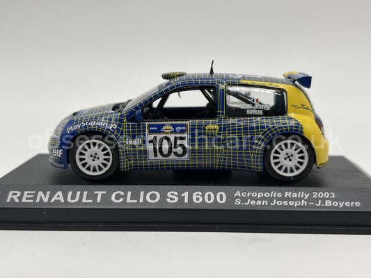 1/43 2003 Renault Clio S1600 - Acropolis Rally - Jean-Joseph / Boyere | Model Rally Car