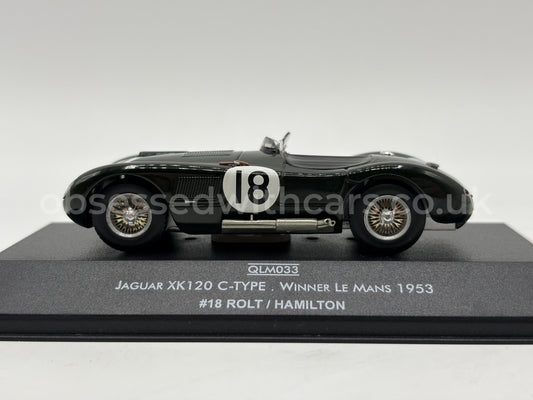 1/43 1953 Jaguar XK120 C-Type - Rolt / Hamilton - Quartzo | Model Le Mans Car