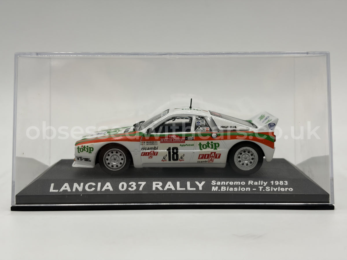 1/43 1983 Lancia 037 Rally - Sanremo Rally - Biasion / Siviero | Model Rally Car