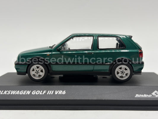 1/43 1994 Volkswagen Golf VR6 Mk3 - Green - Soldio | Model Car