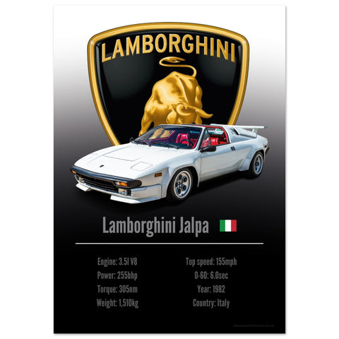 279 Lamborghini Jalpa Poster - Accent Collection