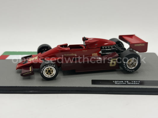 1/43 1977 Lotus 78 - Gunnar Nilsson | Model F1 Car