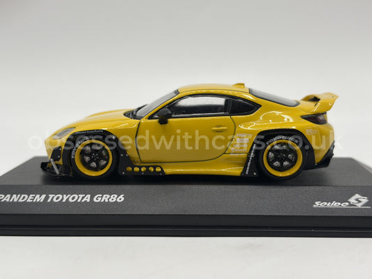 1/43 2022 Pandem Toyota GR86 Rocket Bunny - Yellow - Solido