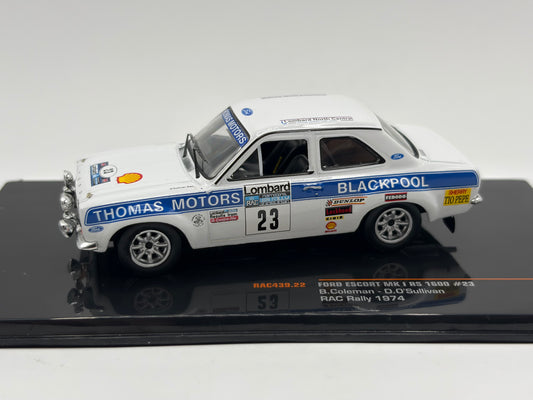 1/43 1974 Ford Escort MK1 RS1600 - RAC Rally - Coleman / O’Sullivan | Rally Model Car
