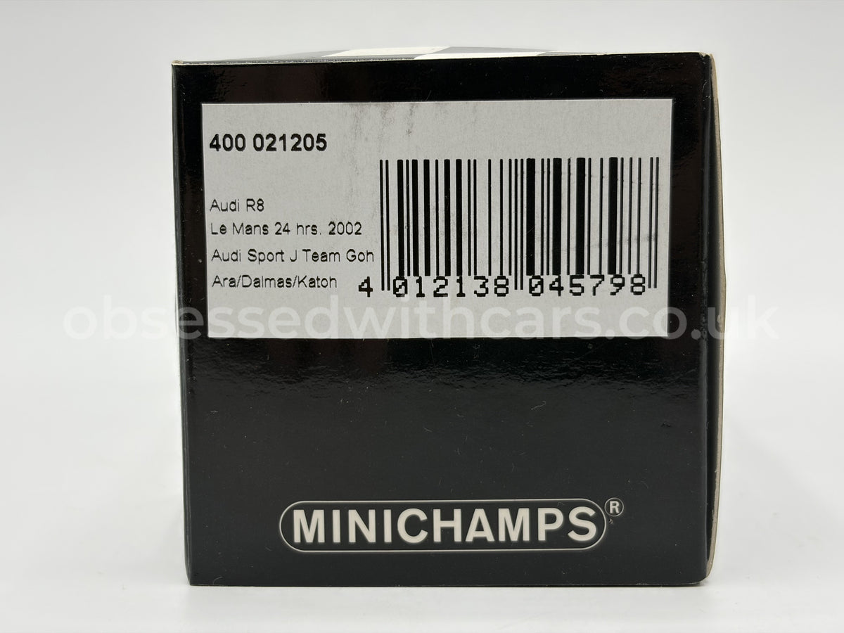 1/43 2002 Audi R8 - Ara / Dalmas / Katoh - Minichamps | Model Le Mans Car