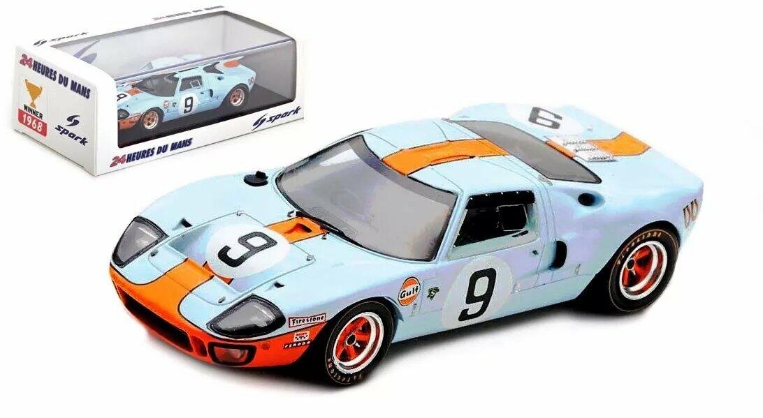 1/43 1968 Ford GT40 - Rodriguez / Bianchi - Spark | Model Le Mans Car