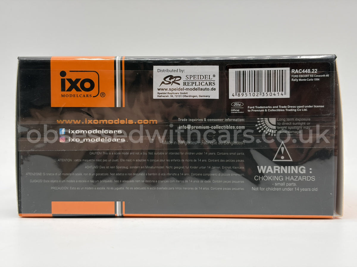 1/43 1994 Ford Escort RS Cosworth - Rallye Monte Carlo - Thiry / Prevot | Model Rally Car