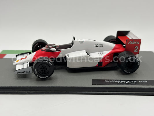 1/43 1985 McLaren MP4/2B – Alain Prost | Model F1 Car
