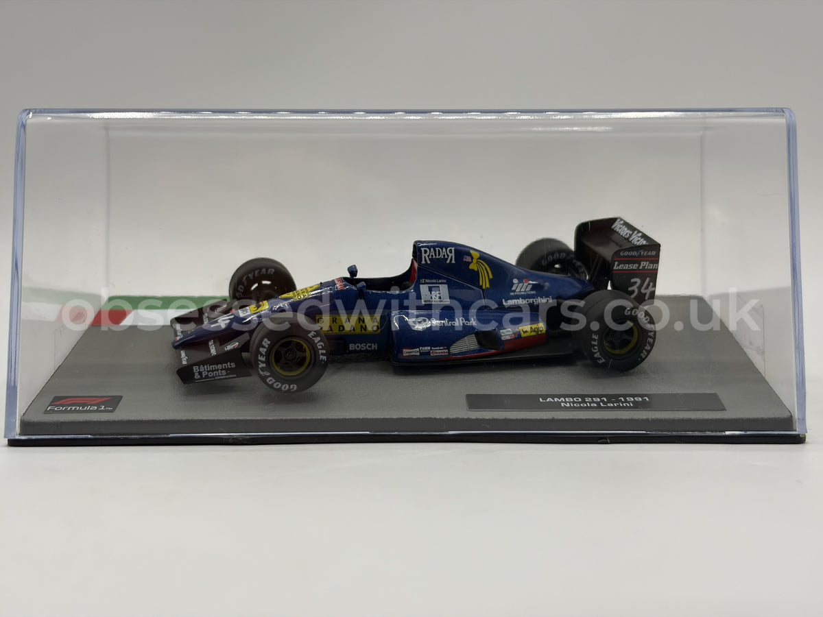 1/43 1991 Lambo 291 - Nicola Larini | Model F1 Car
