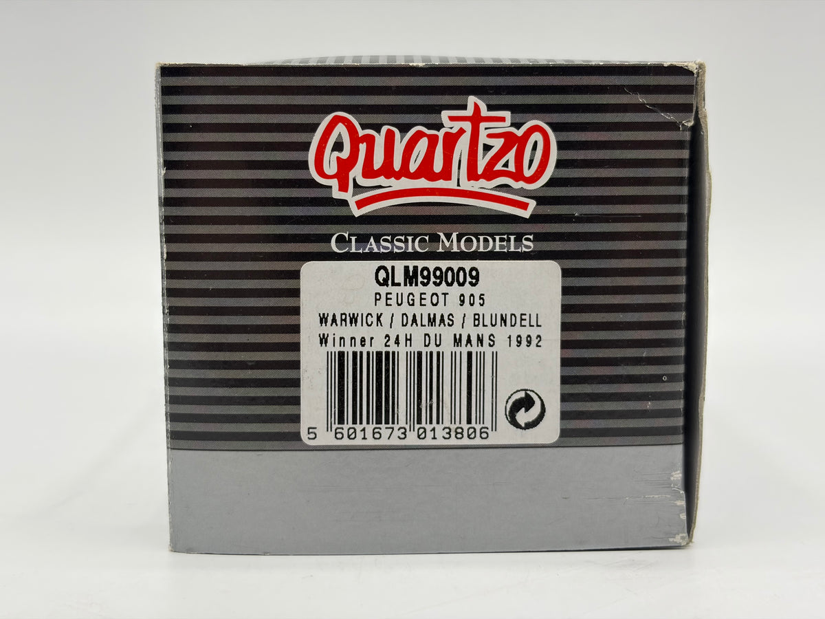 1/43 1992 Peugeot 905 - Warwick / Dalmas / Blundell - Quartzo | Model Le Mans Car