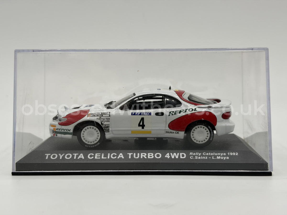 1/43 1992 Toyota Celica Turbo 4WD - Rally Catalunya - Sainz / Moya | Model Rally Car